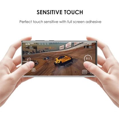 Galaxy S23 Ultra UV Tempered Glass Screen Protector [3 Pack], 9H Anti Scratch,Edge to Edge Coverage,Sensitive Touch,Fingerprint-ID Compatible - color: for Galaxy S23 Ultra (HD Glass)