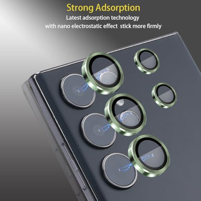 Camera Lens Protector for Samsung Galaxy S25 Ultra, Green - color: Green