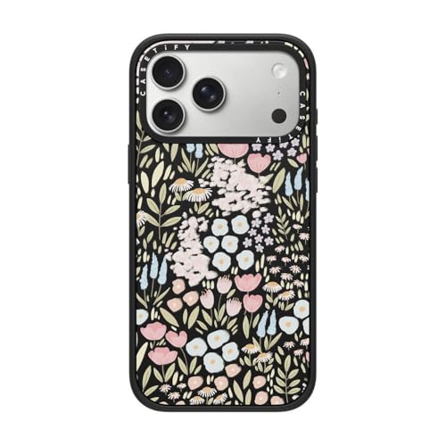 CASETiFY for iPhone 17 Pro Max Case - Impact Compatible with MagSafe | 8.2 ft. 4x Military Grade Drop Protection | Eleanor by Ivory Paper Co | Matte Black - color: Eleanor by Ivory Paper Co, size: Iphone 17 Pro Max (6.9")