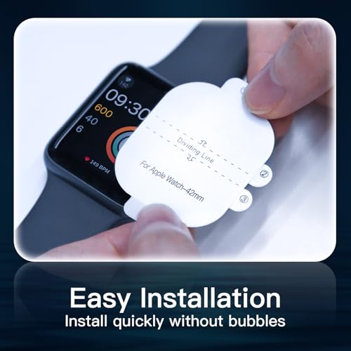 JETech TPU Screen Protector for Apple Watch Series 11/10 42mm, 3-Pack - size: Apple Watch Series 11/10 42mm