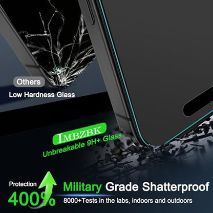 IMBZBK Matte Screen Protector for iPhone 17 Pro Max, 3+3 Pack - color: 17 Pro Max-Transparent