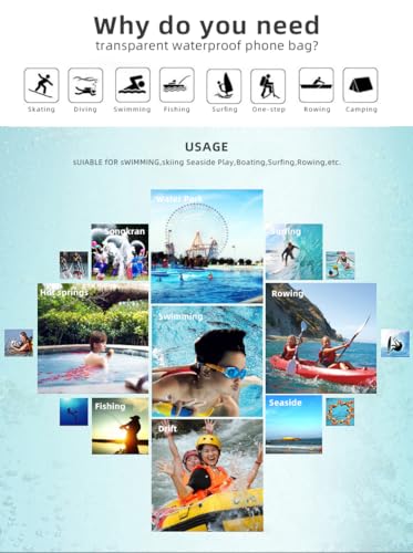 Pulgarin & Co Waterproof Phone Pouch (Blue, Waterproof Waist Bag) - color: Blue
