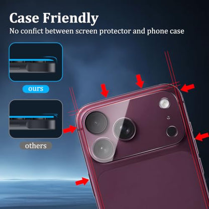 4 Pack Clear Camera Lens Protector for iPhone 18 Pro - size: iPhone 18 Pro 4PCS