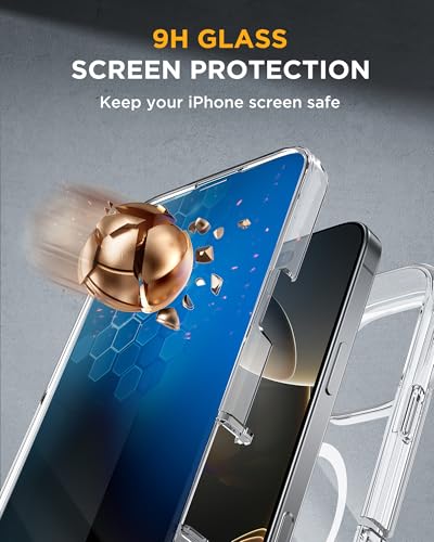 miracase Privacy for iPhone 16 Pro Max Case, 25° Anti-Spy, Clear - color: Clear, size: iPhone 16 Pro Max
