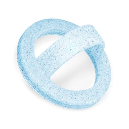 Magnetic Silicone Ring Grip Phone Holder, Magnetic Phone Grip，Phone Grip - color: Blue Sparkle