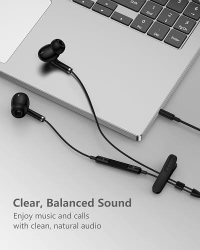 Samsung Earbuds Wired, 3.5mm Headphones with Mic, in-Ear Ear Buds for Apple - color: BLACK 3.5MM Earbuds
