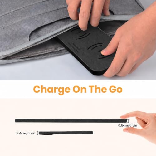 ZealSound Wireless Charging Pad for 3 Devices for iPhone 17/16/15 & Samsung