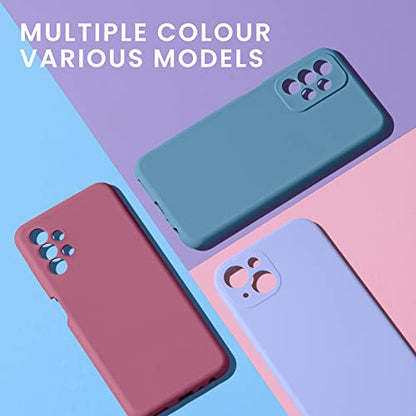 kwmobile Case Compatible with Samsung Galaxy A52 / A52 5G / A52s 5G Case - Slim TPU Silicone Phone Cover - Soft Touch Finish - Gray Green - color: gray green, size: Galaxy A52 / A52 5G / A52s 5G