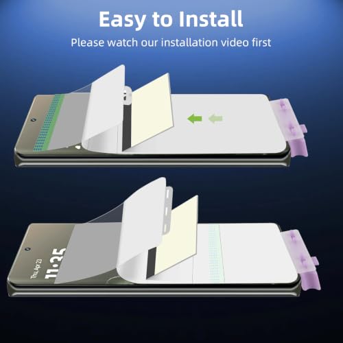 3 Pack Screen Protector for Motorola Edge 2025, Premium Soft TPU (Not Glass), Self-Healing, Full Coverage, Touch Sensitive, Bubble Free, HD Clear Screen Protector for Moto Edge 2025