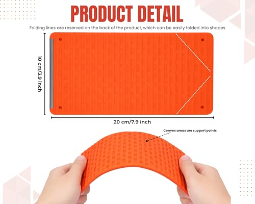 Silicone Phone Holder, 7.9In Flexible Bendable Phone Stand, Orange - color: Orange