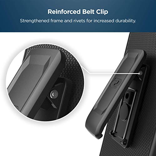 Encased DuraClip Designed for Samsung Galaxy S21 Plus Belt Clip Case (2021) Slim Phone Cover with Holster - Black - size: S21 Plus