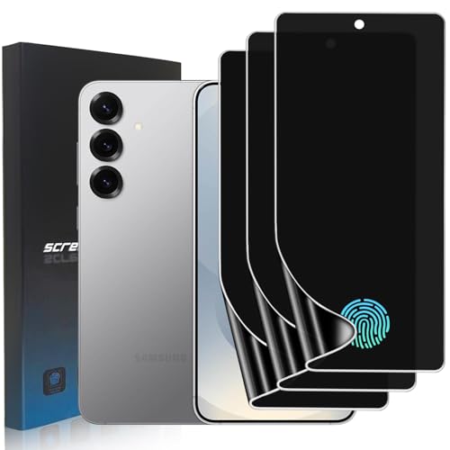 3 Pack TPU Privacy Screen Protector for Samsung Galaxy S25+ 6.7" - size: Samsung Galaxy S25 Plus