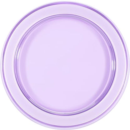 metisinno Magnetic Base Compatible with PopSocket Phone Grips and iPhone MagSafe Cases, Purple Translucent - color: Purple Translucent
