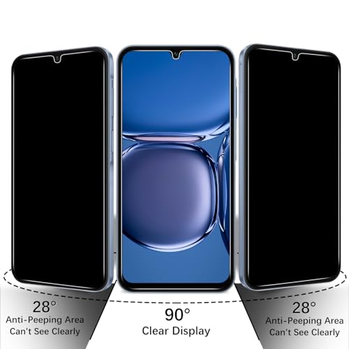 2+2 Pack Privacy Screen Protector for Samsung Galaxy A16 - color: Samsung Galaxy A16 5G-Black
