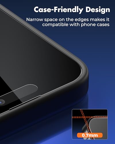 UNBREAKcable 2PCS Screen Protector for iPhone 16 Pro - 1 Privacy Tempered Glass+1 Clear Glass Double Shatterproof [Installation Frame] [9H Hardness] [Case Friendly] Anti-Scratch for iPhone 6.3 inch - size: iPhone 16 Pro