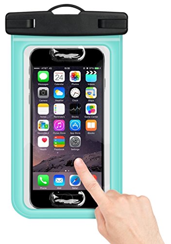 Universal Waterproof Case with Super Sealability Technology, Cellphone Dry Bag Pouch with Sensitive PVC Touch Screen for Cellphone Up to 6.0" Diagonal