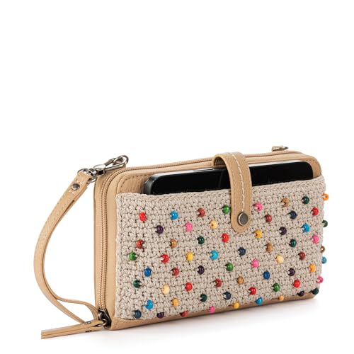 The Sak Iris Smartphone Crossbody Purse - Small Women's Cellphone Bag & Wallet For Everyday- Convertible Wristlet With Zipper | Fits Most Smartphones, Card Slots & Zip Pocket, Detachable Wristlet & Crossbody Straps, Hands-Free for Travel & Errands - color