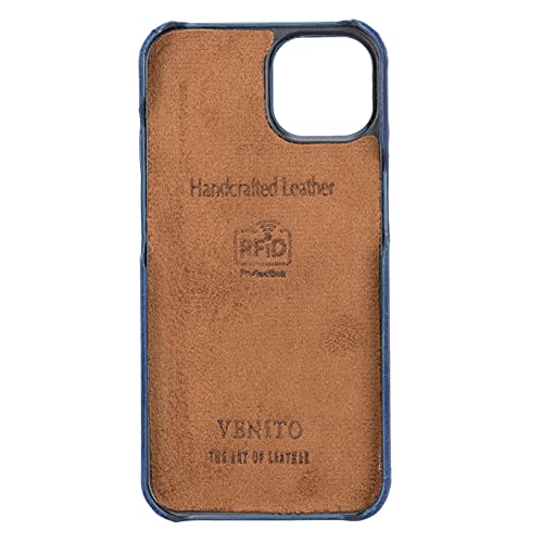 Venito Florence Leather Wallet Phone Case Compatible with iPhone 13 Pro (6.1 inch) - Extra Secure with RFID Blocking - Detachable Phone Wallet (Antique Dark Blue)* - color: Antique Dark Blue, size: iPhone 13 Pro