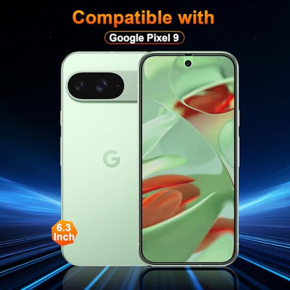 2 Pack for Google pixel 9 Anti-Glare Matte Privacy Screen Protector 6.3 inch, Smooth and Responsive Touch Flexible EPU Film, [Support Fingerprint Unlock] [Self-Healing] [Not Glass] - size: Google Pixel 9