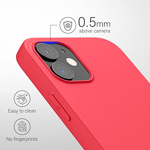 kwmobile Case Compatible with Apple iPhone 12 / iPhone 12 Pro Case - Soft Slim Protective TPU Silicone Cover - Awesome Pink - color: Awesome Pink