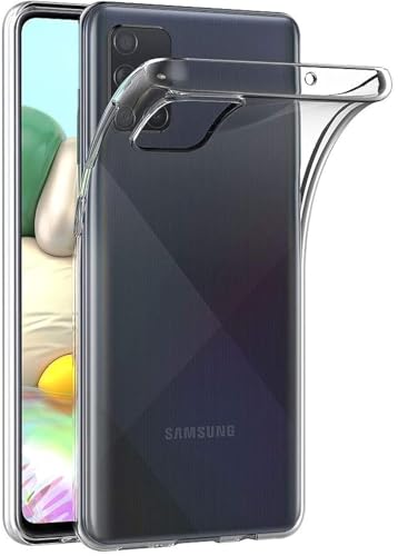 MaiJin Case for Samsung Galaxy A71 5G (6.7 inch) Soft TPU Rubber Gel Bumper Transparent Back Cover