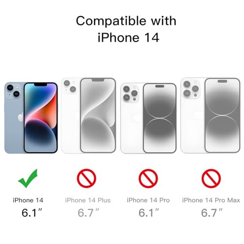 JETech Case for iPhone 14, 360° Protection, Light Blue - color: Light Blue