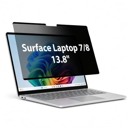 Adeway Magnetic Privacy Screen for Surface Laptop 7/8 13.8" - size: Laptop 13.8"