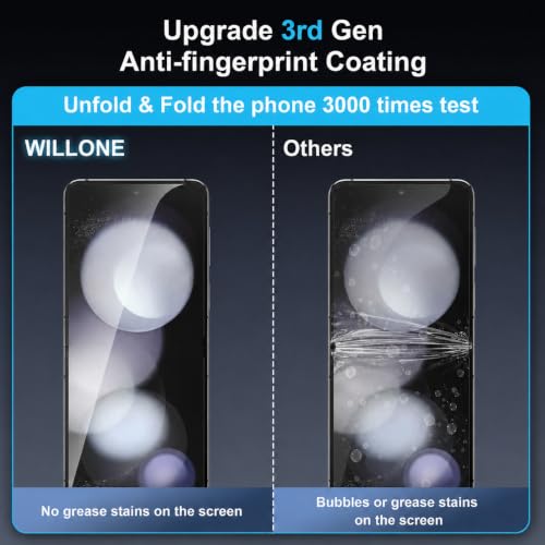 2 Pack for Samsung Galaxy Z Flip 5 Screen Protector [Not Glass] - size: 6.7-inch