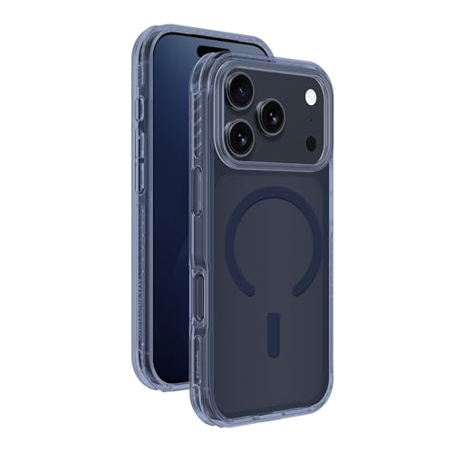 AMAZINGthing for iPhone 17 Pro Max [Titan Pro Case], Designed for MagSafe Accessories, 12FT Drop Proof, Magnetic Phone Cover, Military Grade Protection, Anti Yellowing, Transparent, Blue - color: Blue, size: iPhone 17 Pro Max