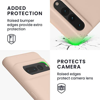 kwmobile Case Compatible with Google Pixel 7 Pro Case - TPU Silicone Phone Cover with Soft Finish - Coconut Swirl - color: Coconut Swirl, size: Pixel 7 Pro