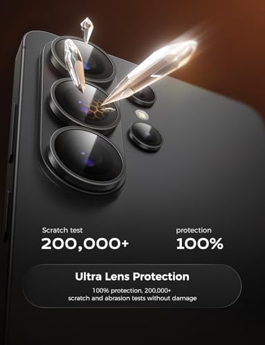 MAGIC JOHN 2 Pack for Samsung Galaxy S26 Ultra Camera Lens Protector,Black - color: Black