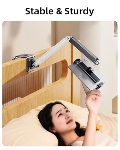 Adjustable Tablet Stand for Desk & Bed,360 Degree Rotation Mount