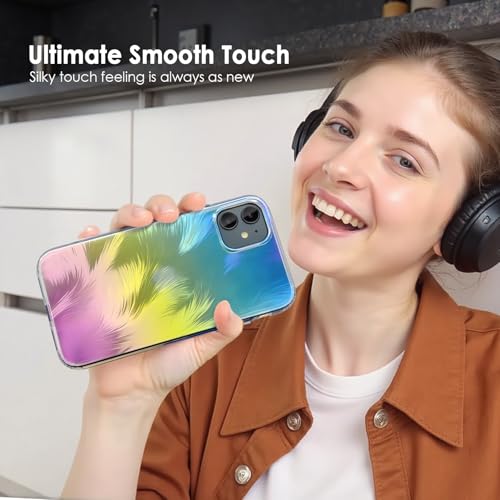 TENOC Phone Case Compatible with iPhone 11, Aesthetic Case Clear Cute Cover for Girls Women with Design - color: Clear Aesthetic, size: iPhone 11