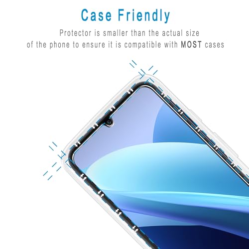 2 Pack Screen Protector for Samsung Galaxy A25 5G Tempered Glass - color: Clear-Galaxy A25 5G