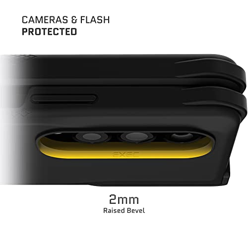 Ghostek Exec Wallet Case for Galaxy Z Fold 4 with Magnetic Credit Card Holder, Hinge Protection, Wireless Charging, 7.6" Screen (Black) - color: Black, size: Galaxy Z Fold 4