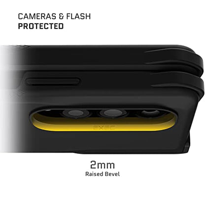 Ghostek Exec Wallet Case for Galaxy Z Fold 4 with Magnetic Credit Card Holder, Hinge Protection, Wireless Charging, 7.6" Screen (Black) - color: Black, size: Galaxy Z Fold 4