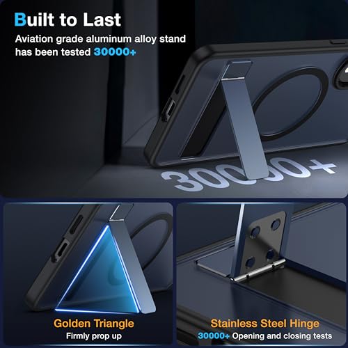 for Samsung Galaxy S25 Edge Case with MagSafe - color: Black, size: Galaxy S25 Edge with Stand