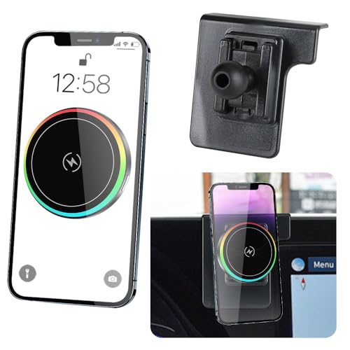 Car Magnetic Phone Mount for Hyundai Palisade 2020 2021 2022 2023 2024 2025 Auto Interior Accessories Best Cellphone Holder Fast 15W Wireless Charger Cell Phones Charging Screen Stand Accessory