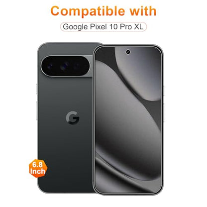 2 Pack for Google Pixel 10 Pro XL Anti-Glare Matte TPU Screen Protector, Smooth and Responsive Touch Screen Protector Film for Gamming, [Support Fingerprint Unlock] [Self-Healing] [Not Glass] - size: Google Pixel 10 Pro XL