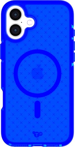 Tech21 EvoCheck for iPhone 16 Plus - Compatible with MagSafe - Impact Protection Case - in Cobalt Blue - color: Cobalt Blue, size: iPhone 16 Plus