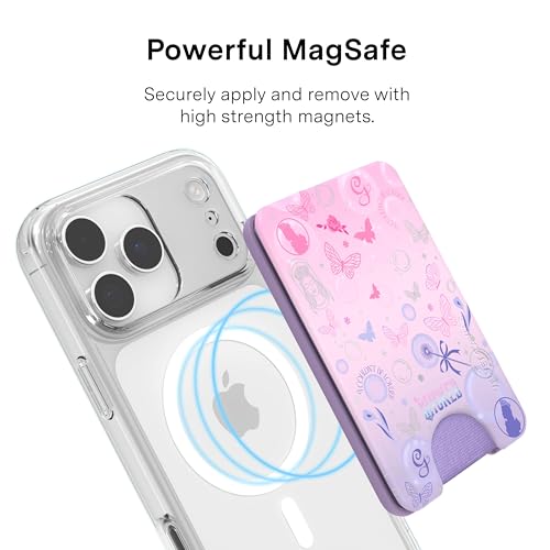 VELVET CAVIAR compatible with MagSafe Wallet 2.0 | Magnetic Card Holder Wallet for iPhone 17/16/15/14/13/12 or Phone Cases compatible with MagSafe | Glinda's Bubble - color: Glinda's Bubble