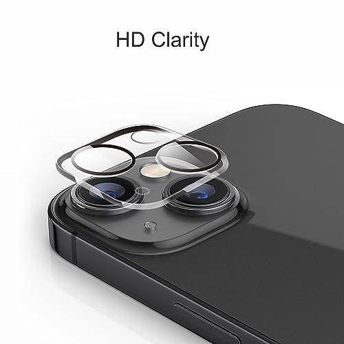Ailun Screen Protector + Camera Lens Protector for iPhone 15, 3+3 Pack