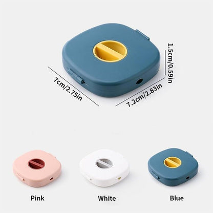 2 in 1 Cable Winder with Phone Stand, Durable Cable Organizer and Charging Stand, Portable Charging Cables Protective Case, for USB, Earphones (2PINK) - color: 2PINK