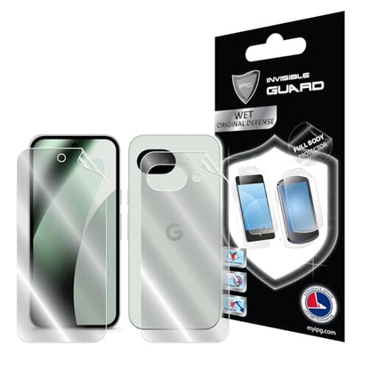 IPG for Google Pixel 10a Screen + Back Hydrogel Screen Protector Invisible Touch Screen Sensitive Ultra HD Clear Film Anti Scratch Skin Guard - Smooth/Self-Healing/Bubble -Free for Pixel10aFB