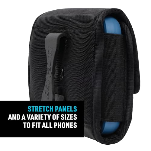 Nite Ize Clip Case Sideways Universal Rugged Holster - Belt Clip Phone Case for Easy Access - Heavy Duty & Protective - Multi-Purpose - Durable Design - Horizontal, XXL - size: XX-Large, style: Horizontal