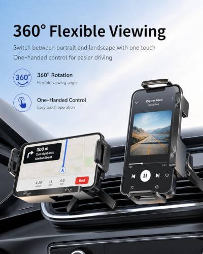 WINNES Wireless Car Charger Mount for Samsung Galaxy Z Fold 8 Ultra 7 6 5 4