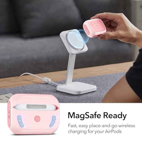 ESR for AirPods Pro 2 Case, Compatible with MagSafe, Pink - color: Pink, size: AirPods Pro 2&1 Case