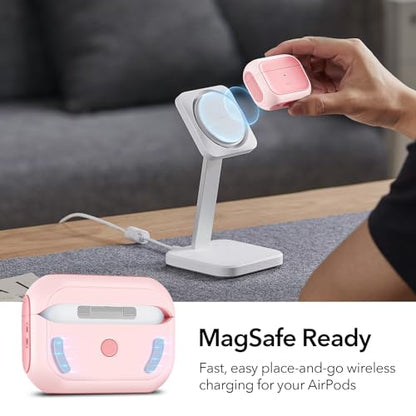 ESR for AirPods Pro 2 Case, Compatible with MagSafe, Pink - color: Pink, size: AirPods Pro 2&1 Case