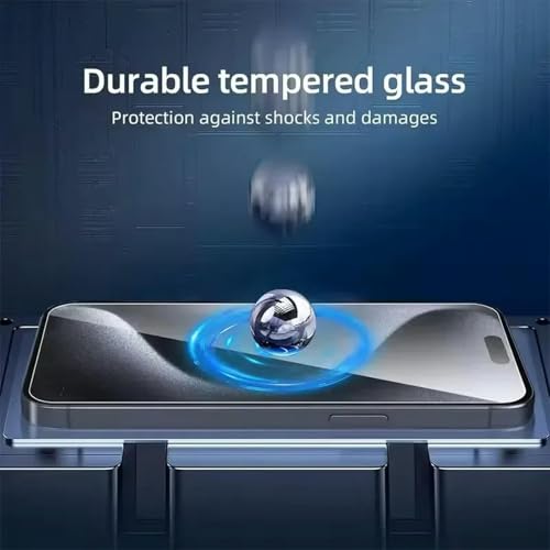 3Pcs with Easy Installation Tool Included Full Cover Screen Protector,for 15 14 13 16 Pro Max 16 Plus HD Tempered Glass