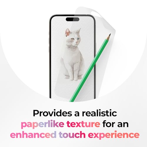SIELO 3 Pack Matte Screen Protector, 9H Hardness Shatterproof & paper-feel PET Film, Anti-Glare & Anti-Fingerprint Case Friendly Screen Protector Film.
